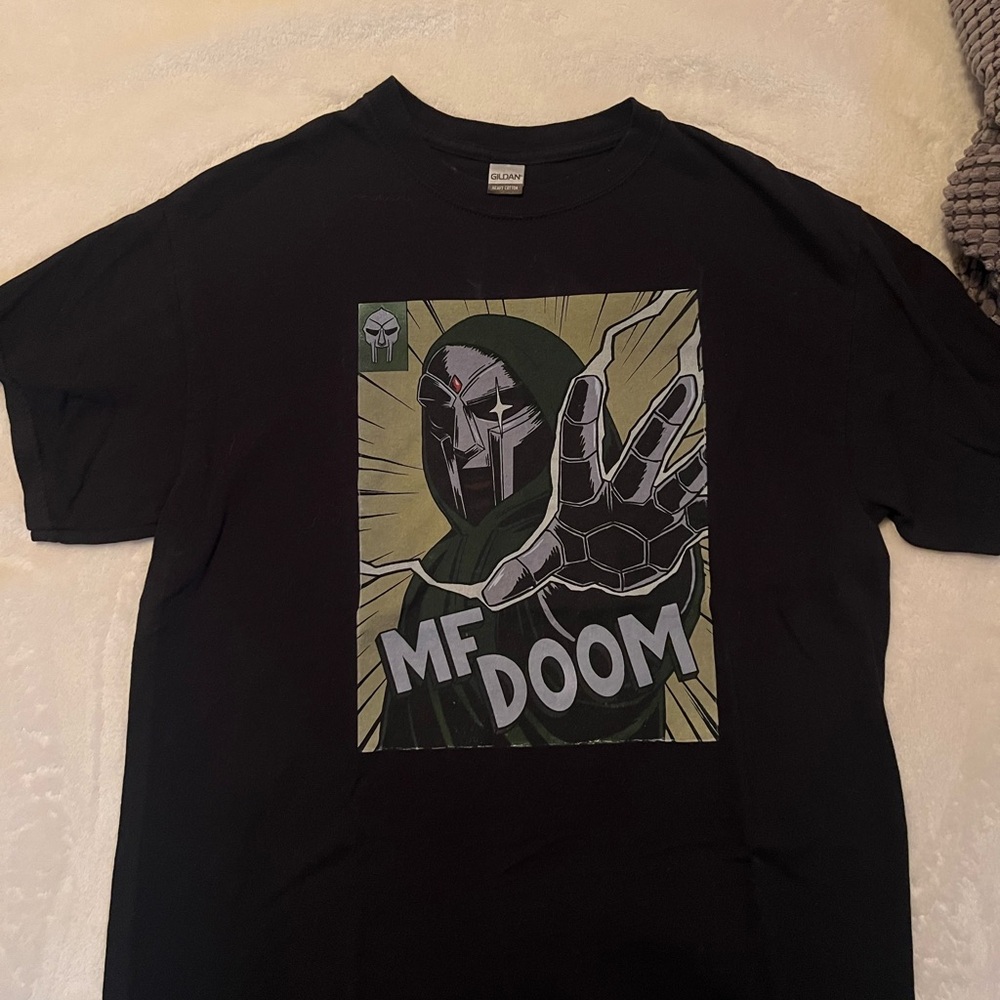 Gildan Black MF Doom Graphic Tee